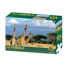 Puzzle 3D - Žirafy