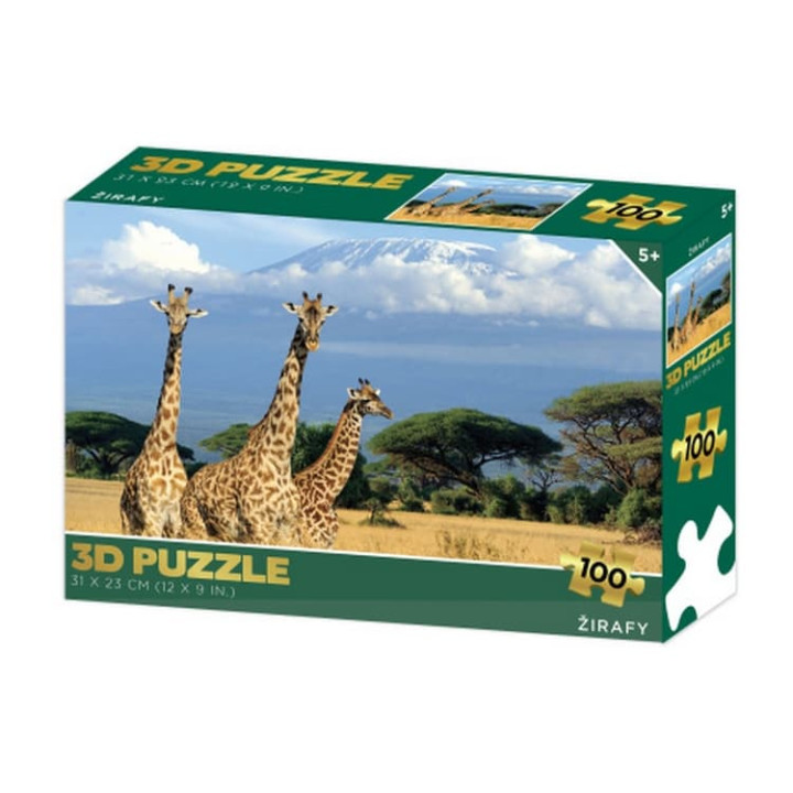 Puzzle 3D - Žirafy
