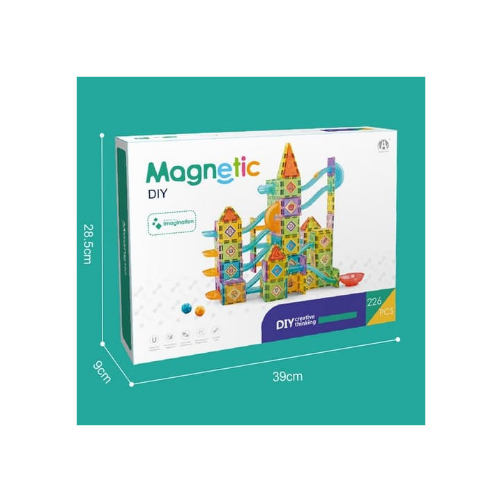 Magnetická stavebnice Dům maxi 226 ks