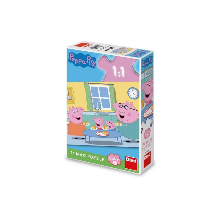 Dino Peppa Pig oběd 24 maxi puzzle