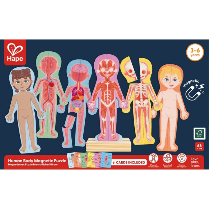 Magnetické puzzle - Lidské tělo