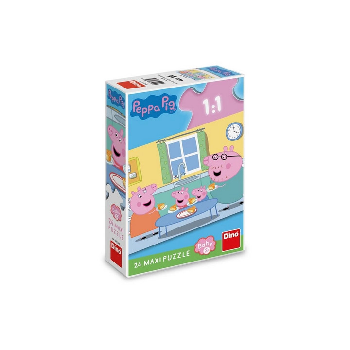 Dino Peppa Pig oběd 24 maxi puzzle