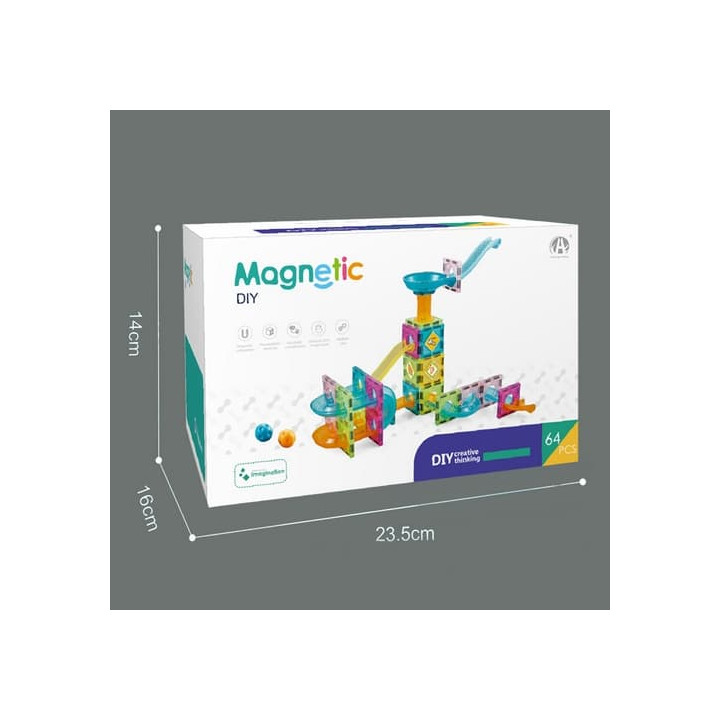 Magnetická stavebnice Mlýnek 64 ks