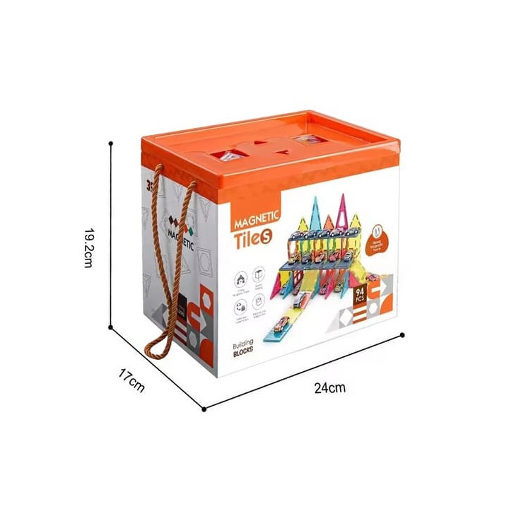 Magnetická stavebnice Garáž 94 ks