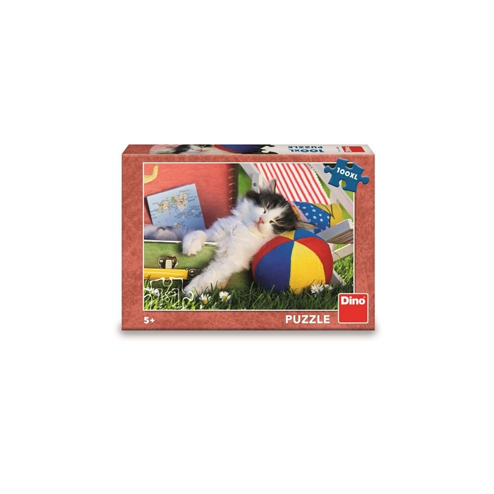 Dino Kotě odpočívá 100 XL puzzle