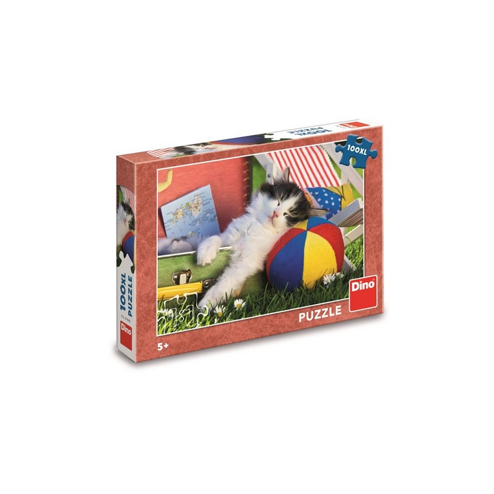 Dino Kotě odpočívá 100 XL puzzle