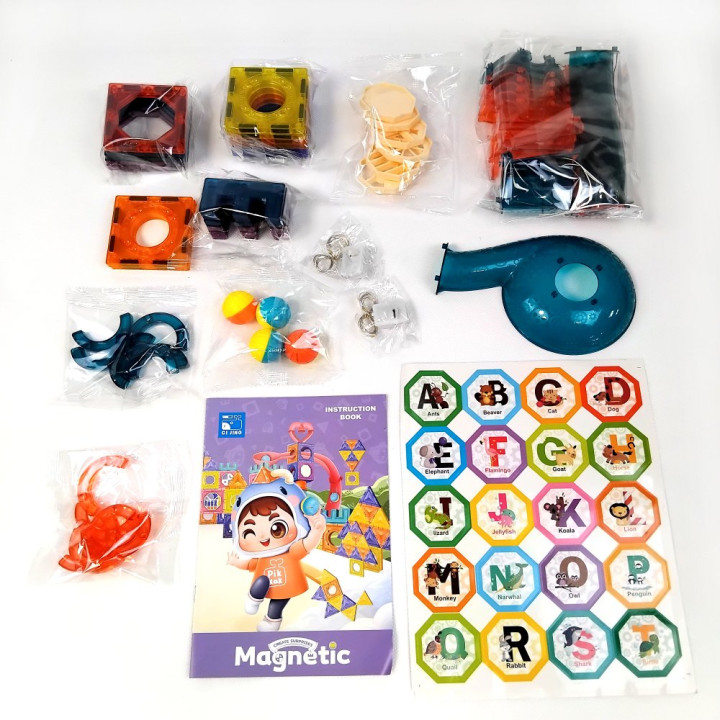 Magnetická stavebnice Hradby 56 ks