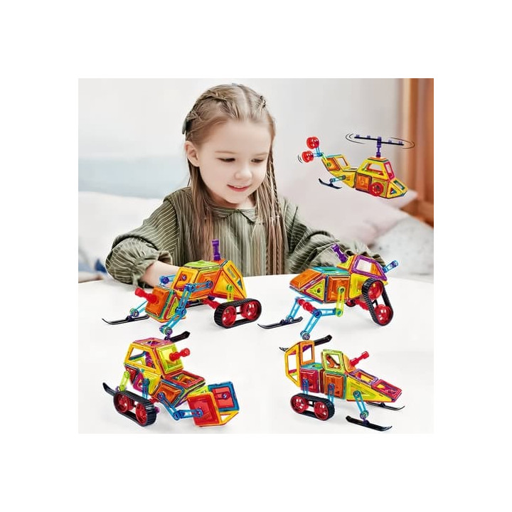 Magnetická stavebnice Vrtulník 72 ks