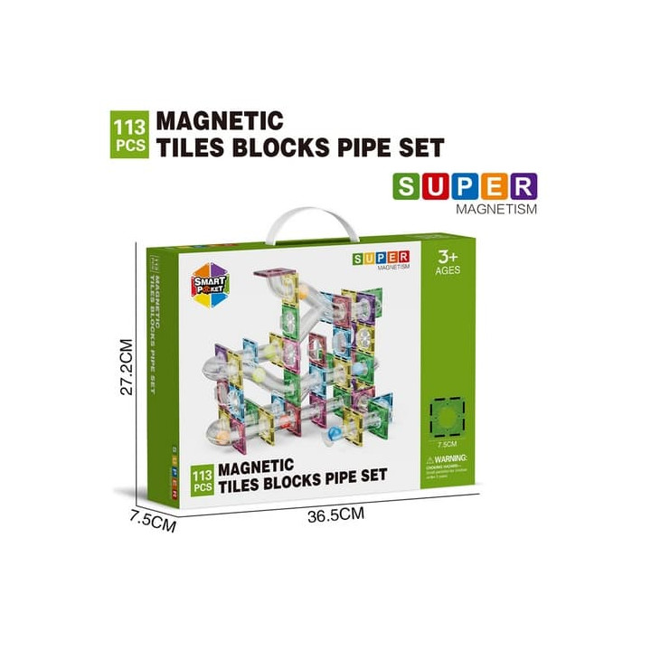 Magnetická stavebnice Bludiště maxi 113 ks