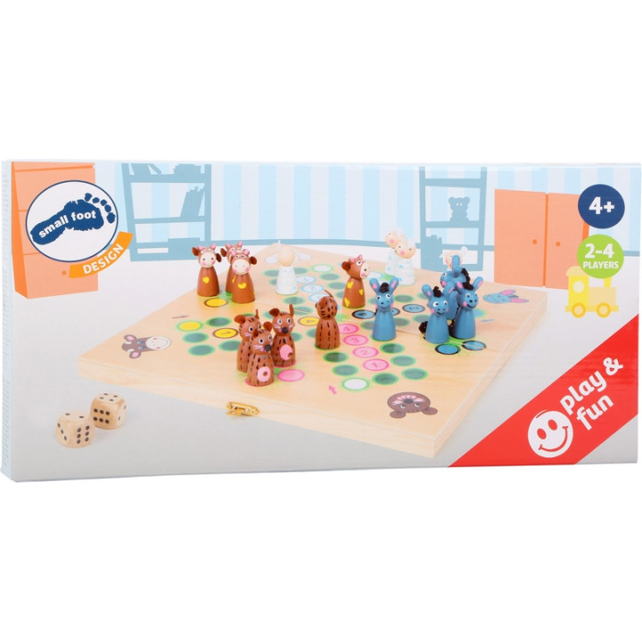 Small Foot Dřevěné člověče se zvířátky