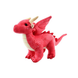 Plyš drak červený 20 cm ECO-FRIENDLY