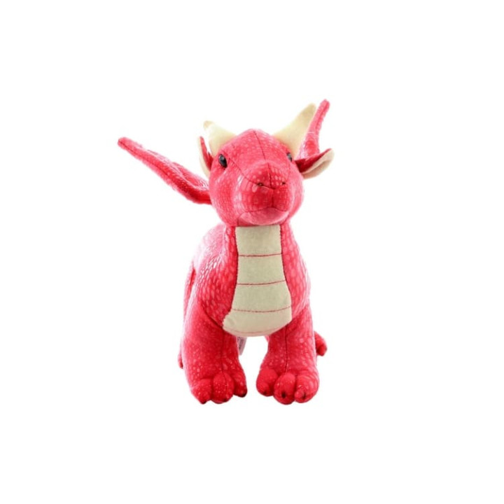 Plyš drak červený 20 cm ECO-FRIENDLY