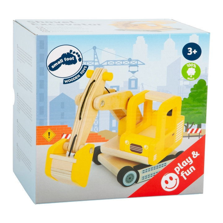 Small Foot Dřevěný bagr se lžící