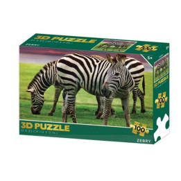Puzzle 3D - Zebry