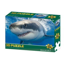 Puzzle 3D - Žralok bílý