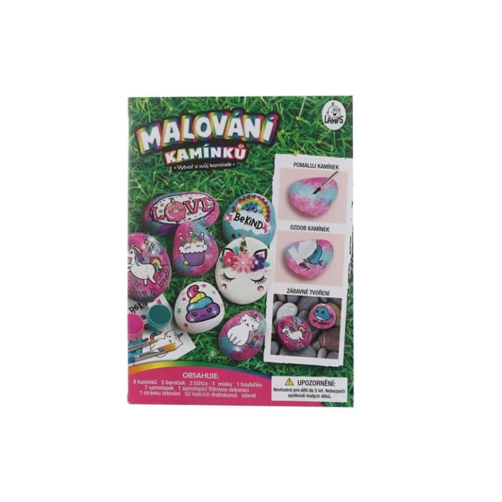 Malování kamínků jednorožci