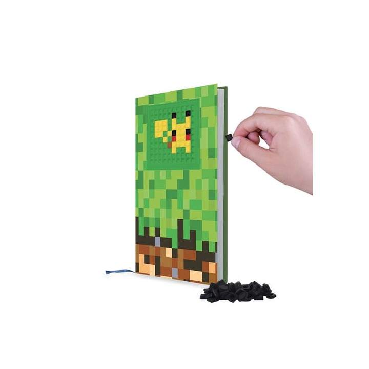 PIXIE CREW Deník A5 zeleno-hnědý