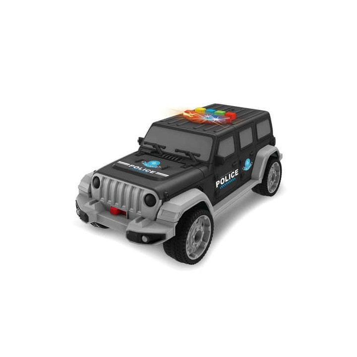 Policejní jeep s autíčky