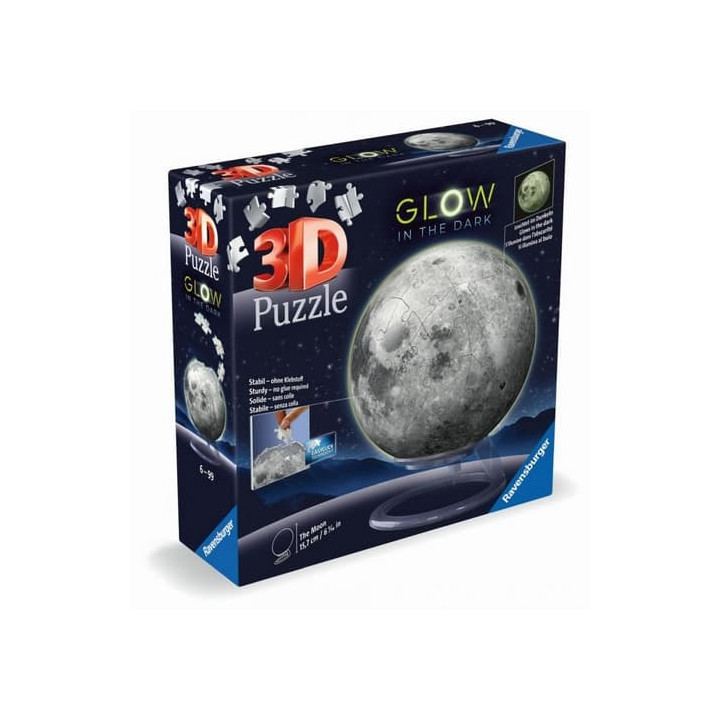 Puzzle-Ball Měsíc svítící ve tmě
