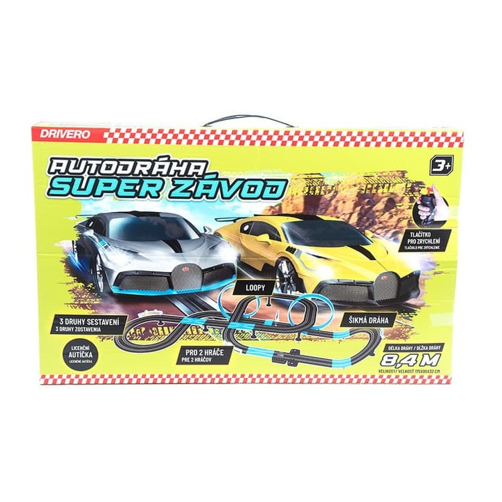 Autodráha DRIVERO Super závod 8,4m