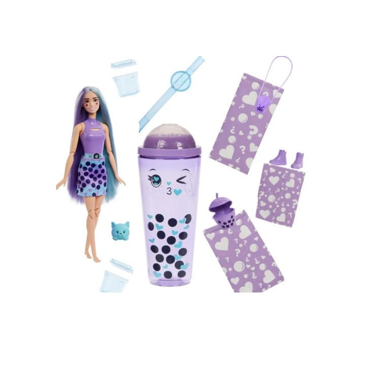 Barbie Pop Reveal Bubble Tea - Mléčný čaj