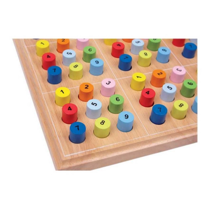 Small Foot Dřevěné sudoku barevné válečky