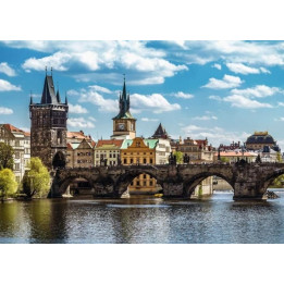 Česká kolekce: Praha Pohled na Karlův most 1000 dílků