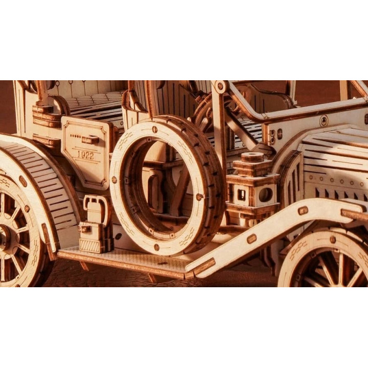 RoboTime Dřevěné 3D puzzle Historické auto - Vintage car