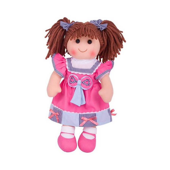 Bigjigs Toys Látková panenka Emma 38 cm