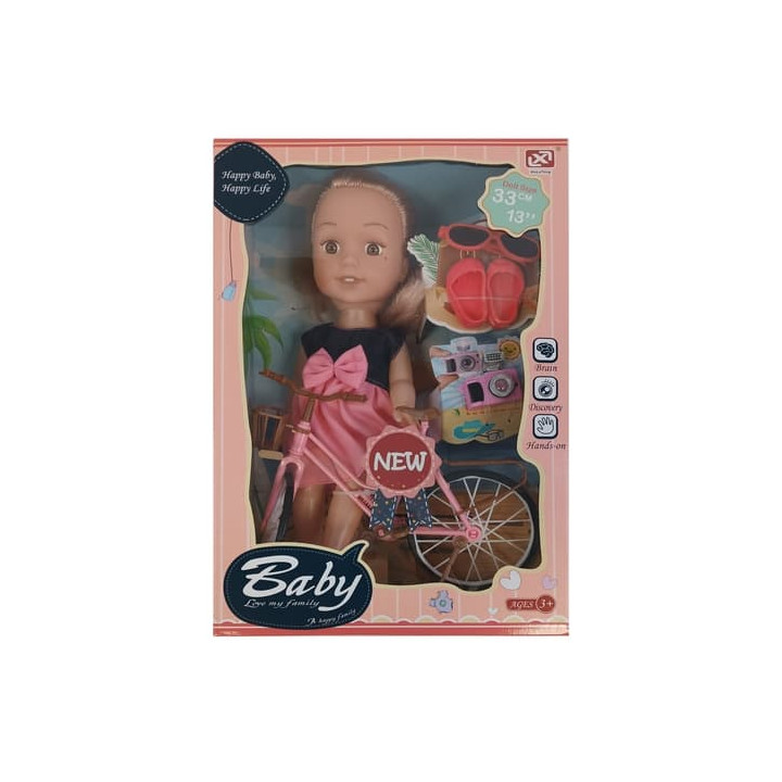 Bavytoy Panenka 33 cm s kolem