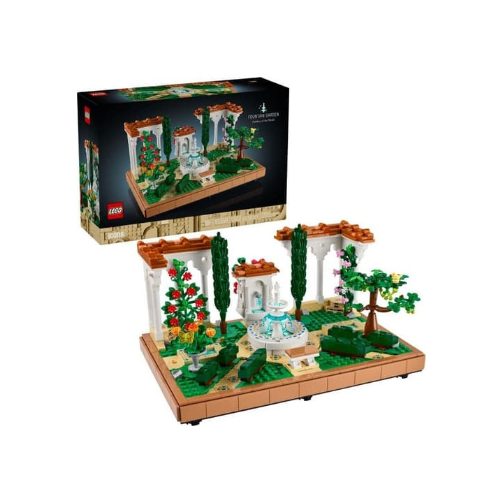 Lego Icons 10359 Zahrada s fontánou