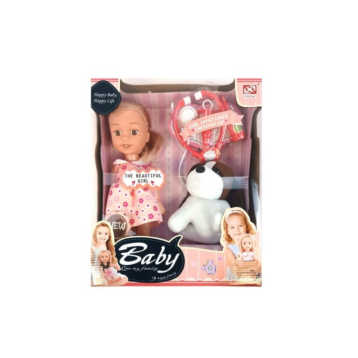 Bavytoy Panenka 33 cm s pejskem