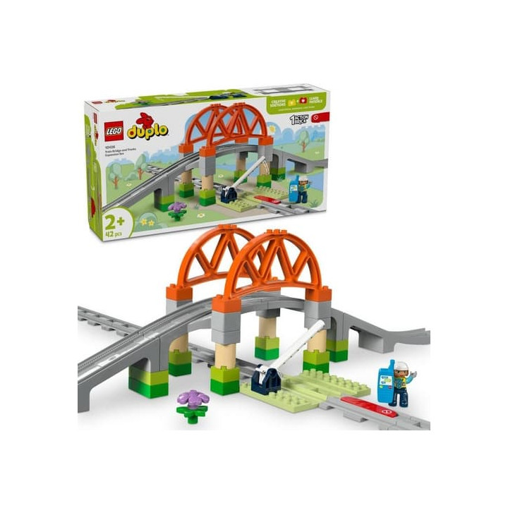 Lego Duplo 10426 Železniční most a koleje – rozšiřující sada