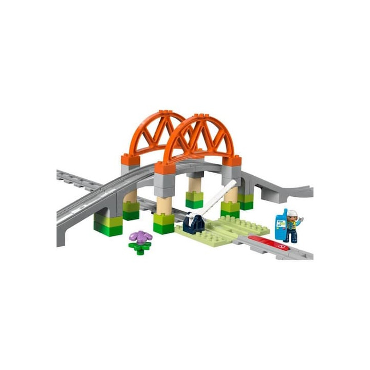 Lego Duplo 10426 Železniční most a koleje – rozšiřující sada