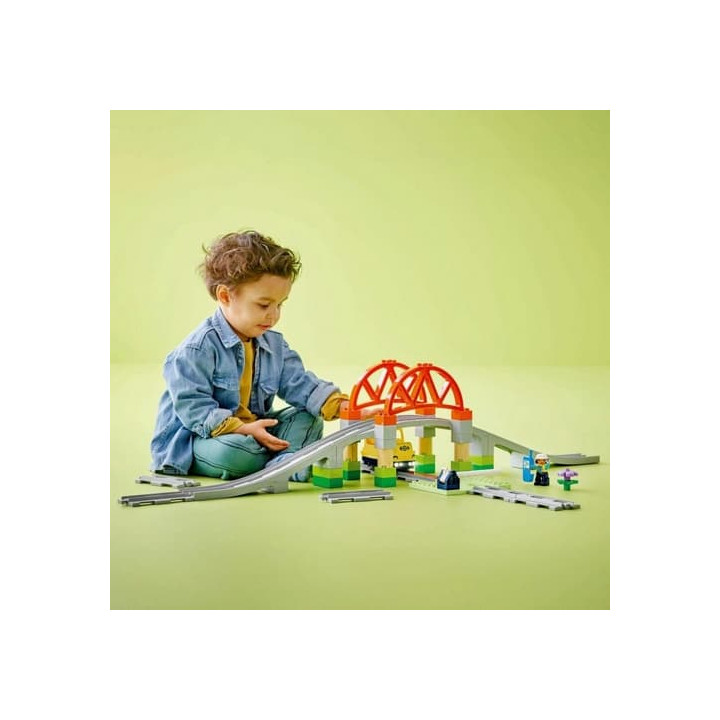 Lego Duplo 10426 Železniční most a koleje – rozšiřující sada