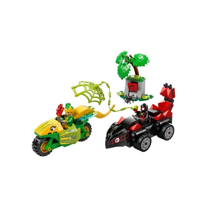 Lego Marvel 11198 Spin, Electro a honička s dinosauřím vozidlem