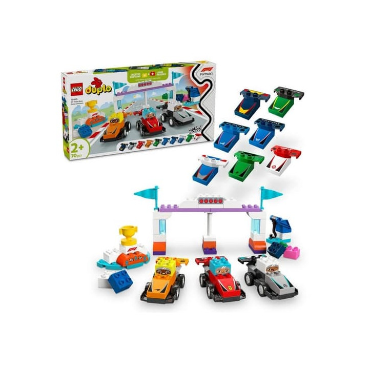 Lego Duplo 10445 Závodní auta a řidiči týmu F1®
