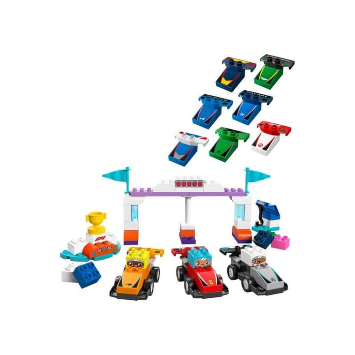 Lego Duplo 10445 Závodní auta a řidiči týmu F1®