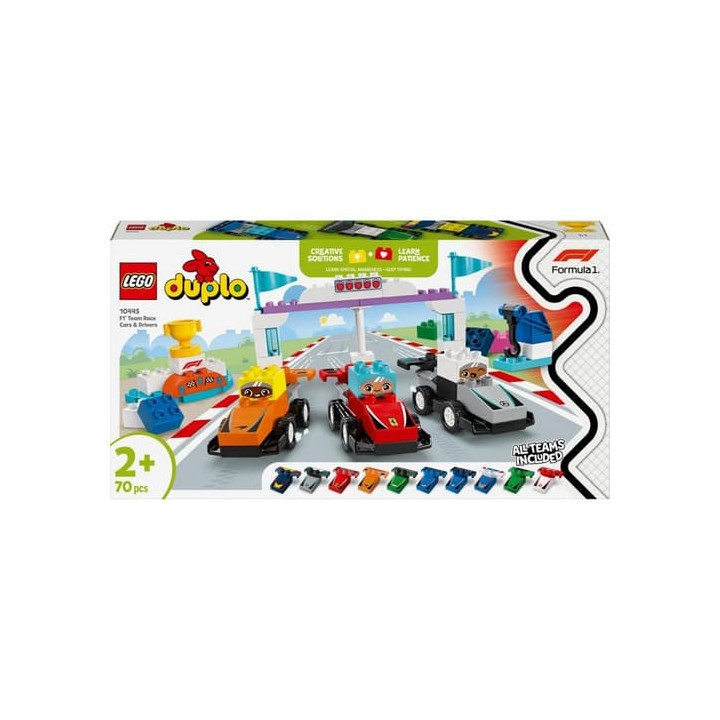 Lego Duplo 10445 Závodní auta a řidiči týmu F1®