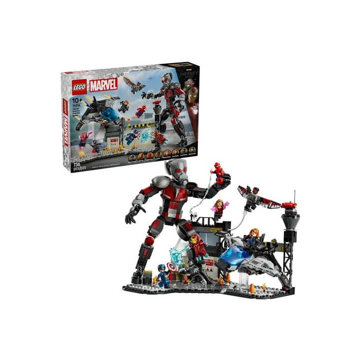LEGO® Marvel 76314 Akční bitva Captain America: Občanská válka
