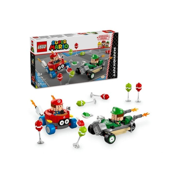 LEGO® Super Mario™ 72034 Mario Kart™ – Baby Mario vs. Baby Luigi