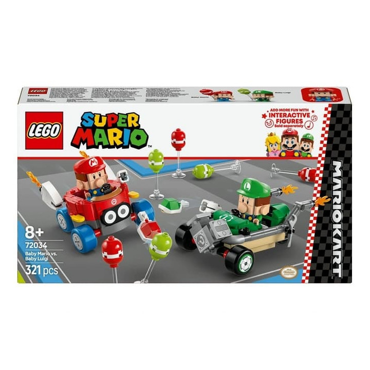 LEGO® Super Mario™ 72034 Mario Kart™ – Baby Mario vs. Baby Luigi