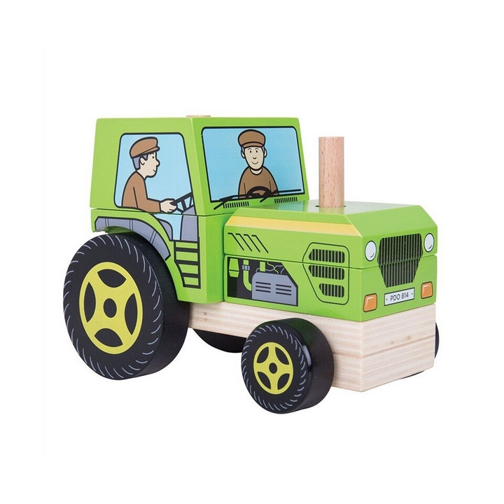 Bigjigs Baby Nasazování traktor