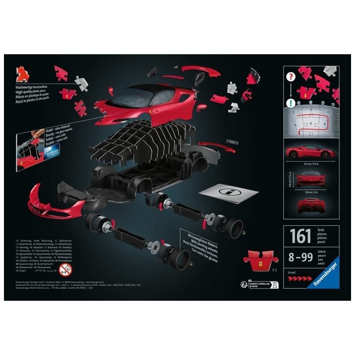 Ferrari SF 90 Stradale, 3D puzzle