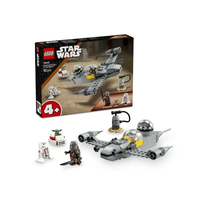 LEGO® Star Wars™ 75410 Mando, Grogu a stíhačka N-1 Starfighter™