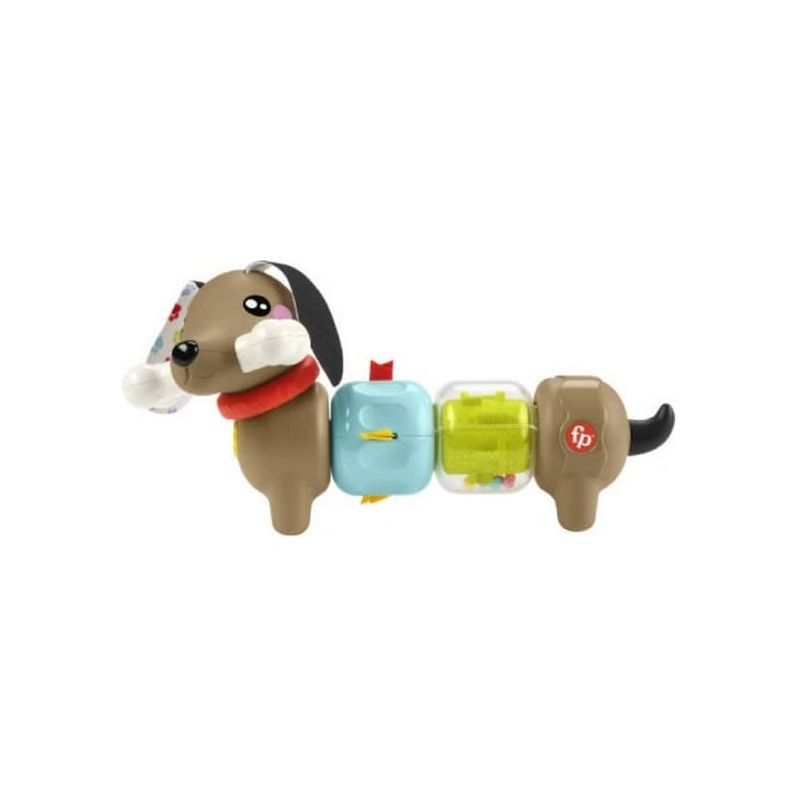 Chrastící a klapající jezevčík Fisher Price