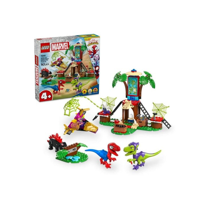 Lego Marvel 11200 Spidey, Gobby a raptoří bitva na základně na stromě