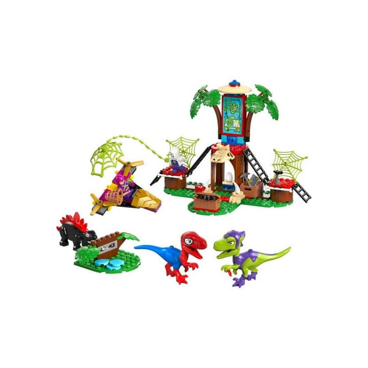 Lego Marvel 11200 Spidey, Gobby a raptoří bitva na základně na stromě