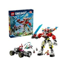 LEGO® DREAMZzz™ 71497 Cooperův tygří robot a Zerův hot rod