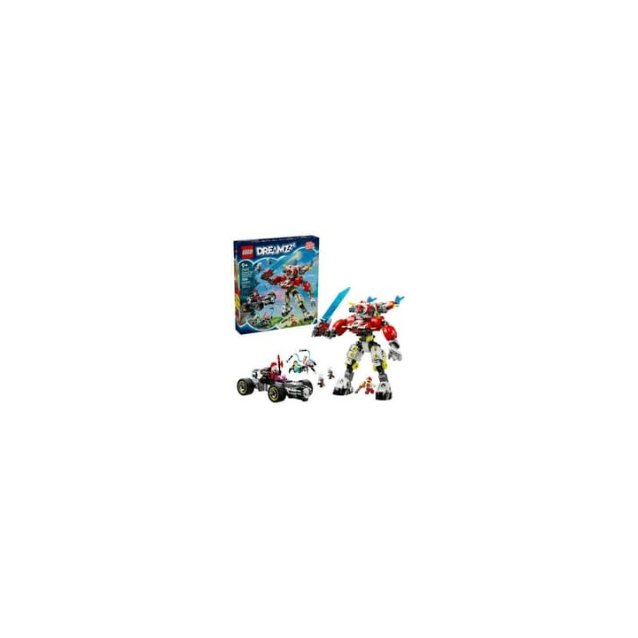 LEGO® DREAMZzz™ 71497 Cooperův tygří robot a Zerův hot rod